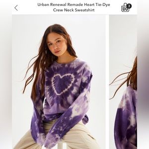 Urban Heart Tie-dye Sweatshirt